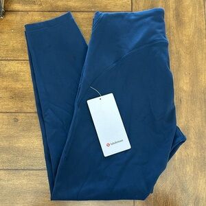 Lululemon athletica instill HR Tight 25” navy leggings size 10 NWT